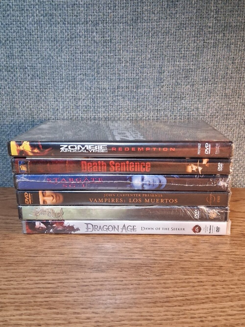 New Movie DVD Lot of 6 - Dragon Age Sucker Punch Stargate Vampires Zombie Apocal
